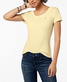 Cotton Scoop Neck T-Shirt, Created for Macy's