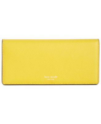 margaux pebble leather bifold continental wallet