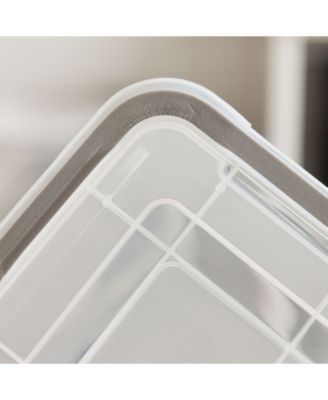 74 Quart WeatherPro Storage Box, Clear