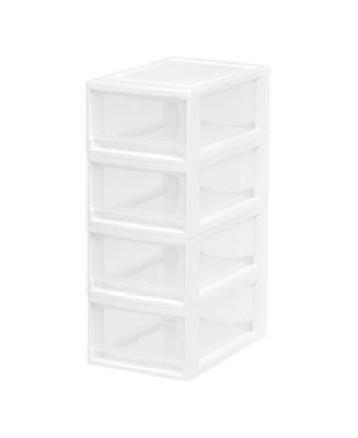 IRIS USA 8 Pack 6qt Stackable Plastic Storage Drawers, White - Yahoo  Shopping