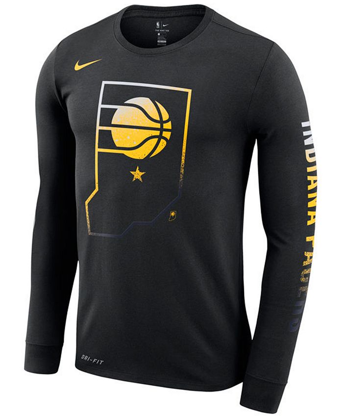Nike Men's Indiana Pacers Dry Mezzo Logo Long Sleeve T-Shirt - Macy's