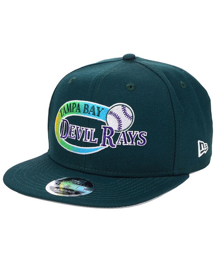 Tampa Bay Rays New Era Vacay 2.0 A-Frame Trucker 9FIFTY Snapback Hat - White/Bla