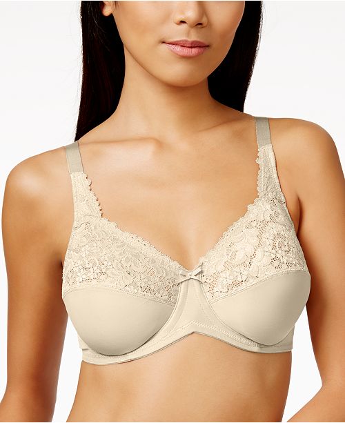 Lilyette Comfort Lace Underwire Minimizer Bra 428 Reviews All