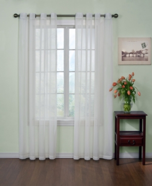 Curtain Fresh Curtainfresh Grommet Voile 59" X 120" Panel In White