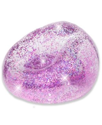 Brooke And Dylan - Glitter Inflatable Chair - Pink