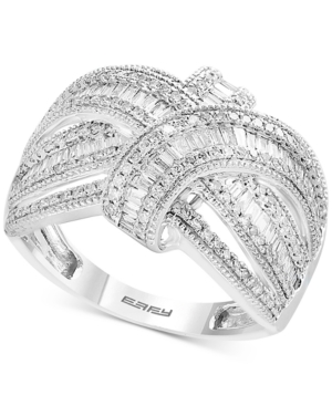 image of Effy Diamond Weave Ring (7/8 ct. t.w.) in 14k White Gold