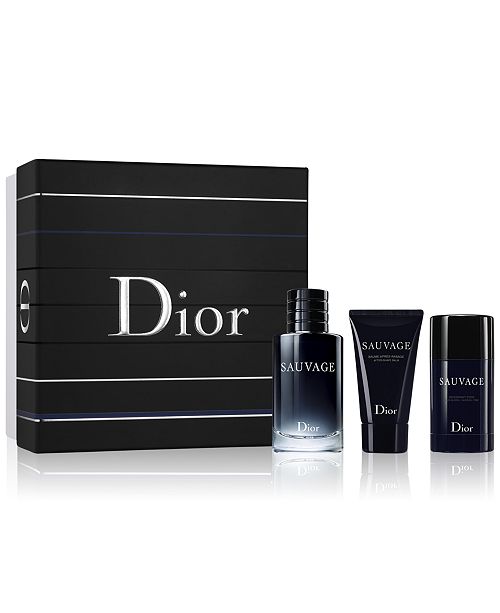 Dior Mens 3 Pc Sauvage Eau De Toilette Gift Set Reviews All