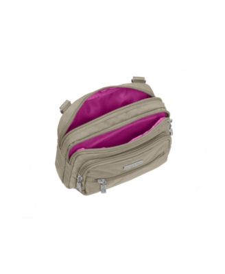 Triple Zip Women's Crossbody Bag