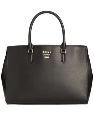 DKNY WHITNEY LEATHER TOTE, CREATED FOR MACY'S