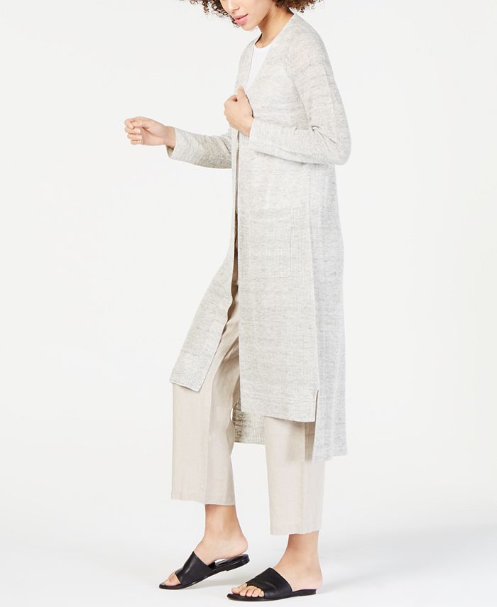 Eileen Fisher Linen Long Cardigan Macy's