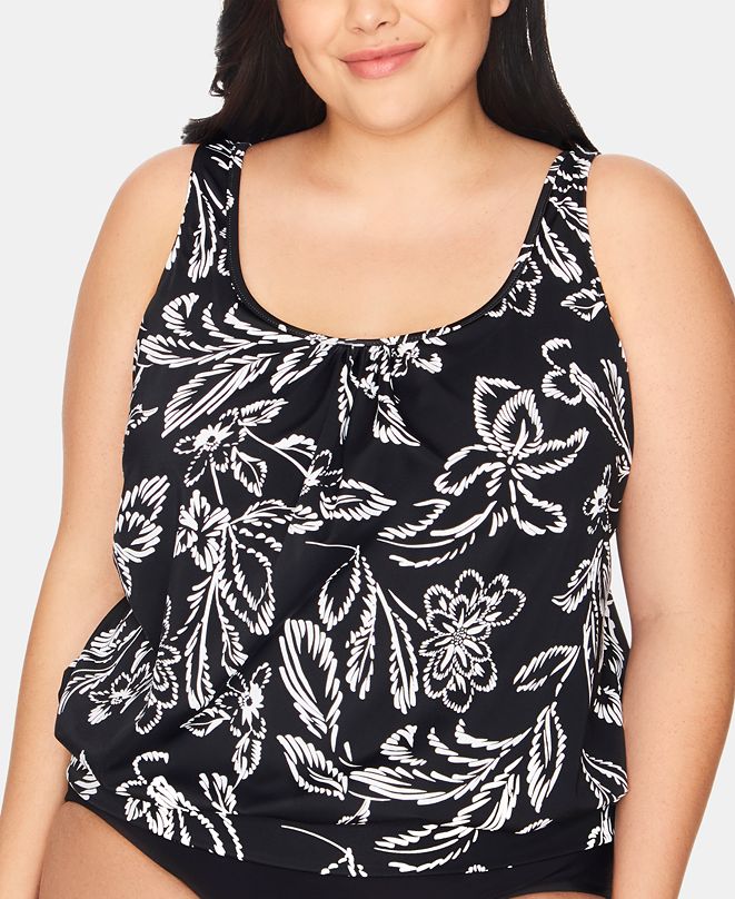 plus size swimsuits at macy's