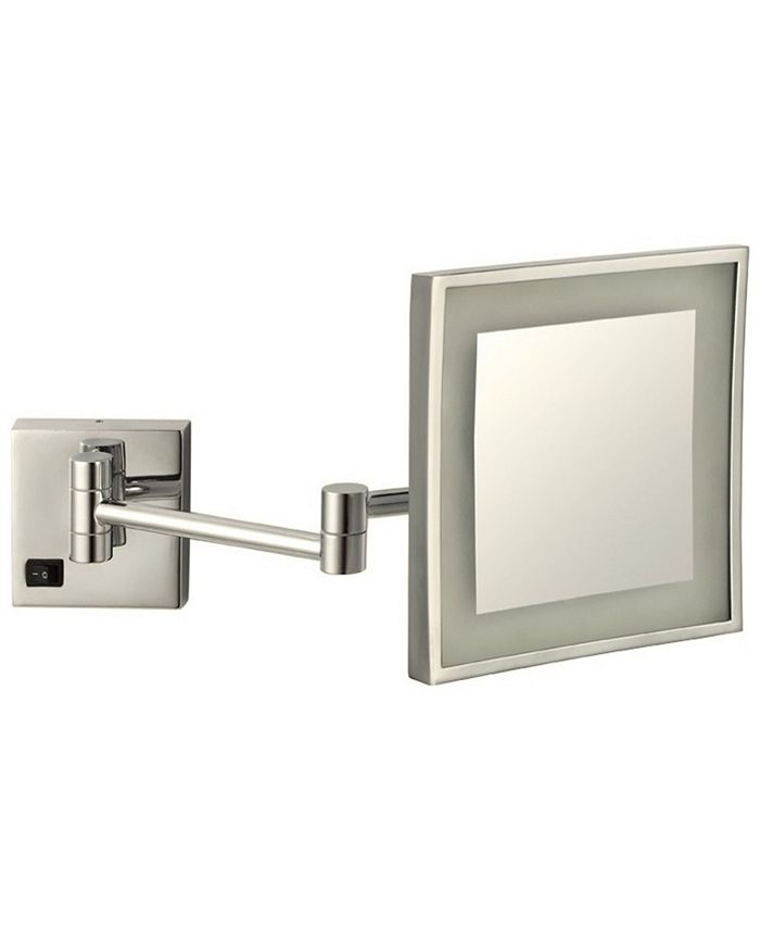 Nameeks Glimmer Square WallMounted LED 5x Makeup Mirror Macy's
