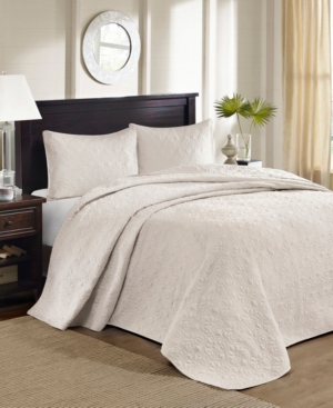 Madison Park Quebec 3-Piece King Quilted Bedspread Set