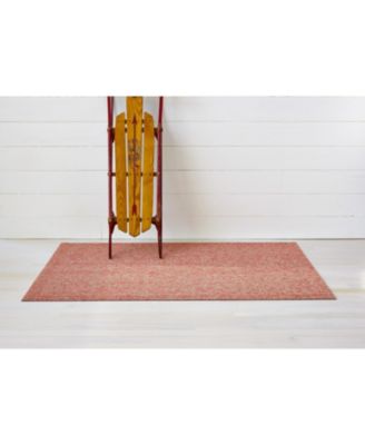 Chilewich Heathered Shag Doormat 18x28 Collection In Fog