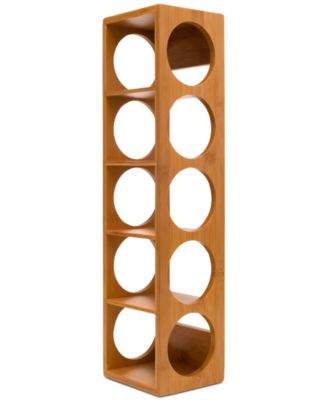 Lipper International Stacking 5-Bottle Wine Rack - Macy's