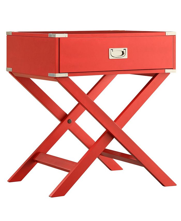 iNSPIRE Q Belfort X Base Wood Accent Campaign Table Macy's