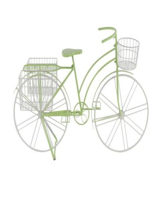 Eclectic Tin Bicycle Plant Stand