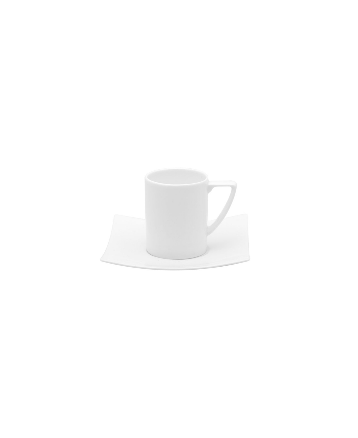 Extreme 4.5" Espresso Cup and Saucer Set - White