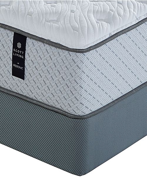 Scott Living Brysen 12" Cushion Firm Mattress Set- Queen Split, Created ...