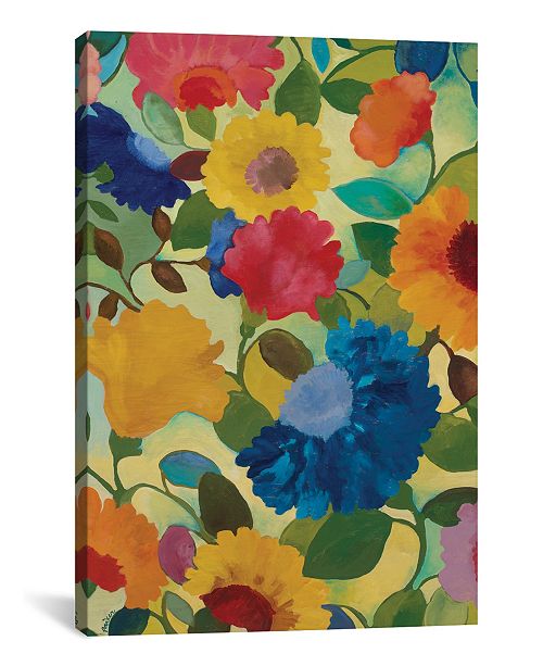 Love Flowers Ii By Kim Parker Gallery Wrapped Canvas Print 18 X 12 X 0 75