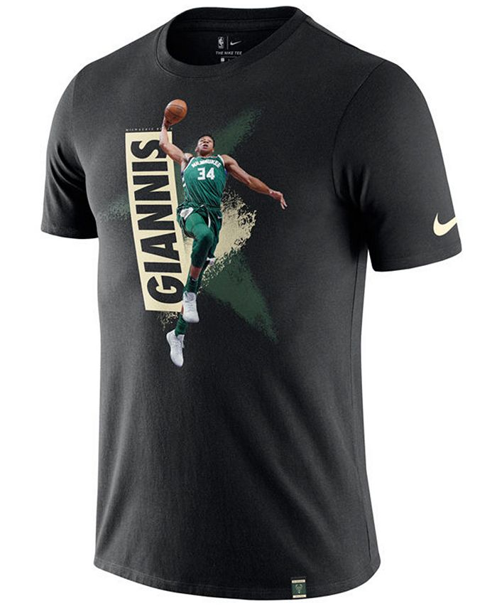 Nike Men's Giannis Antetokounmpo Milwaukee Bucks Dry Mezzo Player Photo ...
