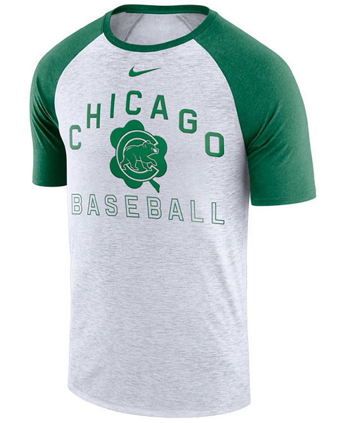 Nike Men's Chicago Cubs Dry Slub Clover Raglan T-Shirt & Reviews ...