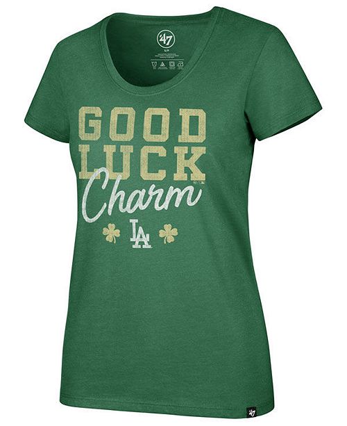 47 Brand Women S Los Angeles Dodgers Good Luck Charm T Shirt