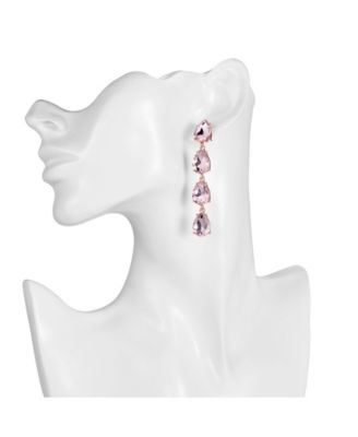 Nicole Miller Four Teardrop Stone Earring