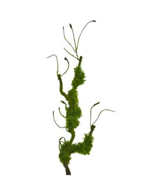 Nearly Natural - 25” Moss Twig Vine Artificial Plant (Set of 4)
