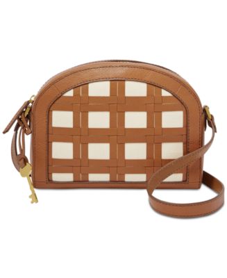 Fossil chelsea crossbody on sale tan