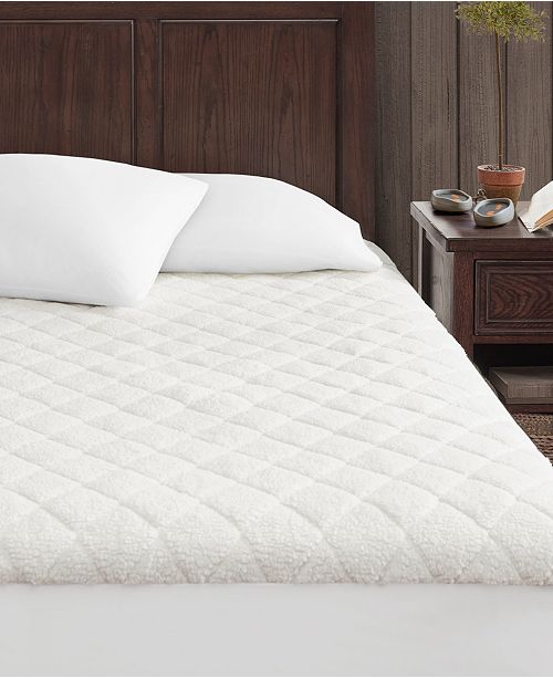JLA Home Woolrich Electric Sherpa Queen Mattress Pad ...