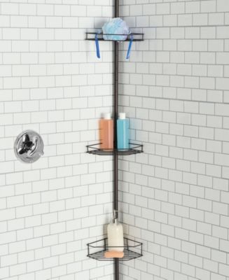 Home Basics 3 Tier Tension Rod Shower Caddy - Macy's