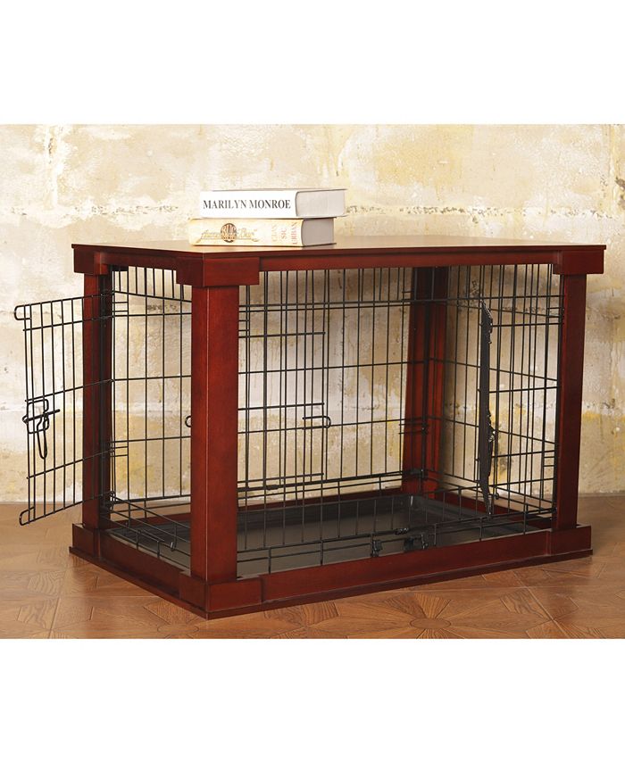 zoovilla Cage with Crate Cover ,Mahogany, Large Macy's