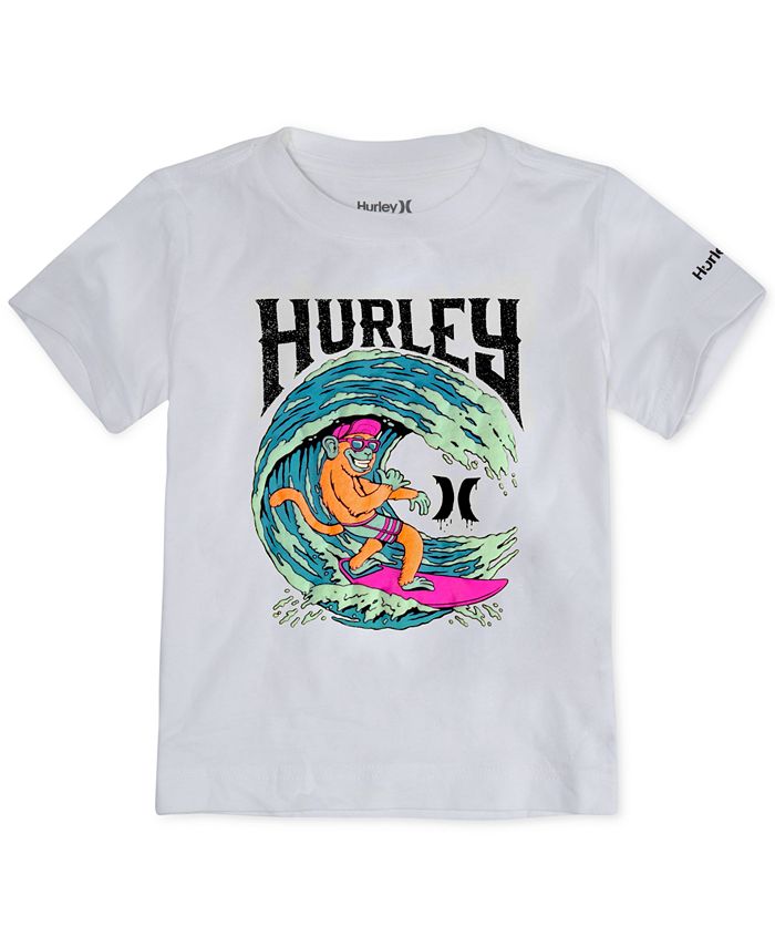 Buitenlander Eenvoud gevechten Hurley Little Boys Monkey-Print Cotton T-Shirt & Reviews - Shirts & Tops -  Kids - Macy's