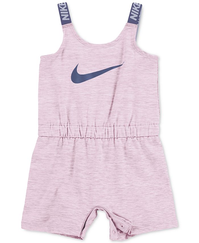 Nike Baby Girls Swoosh Sports Romper Macy's