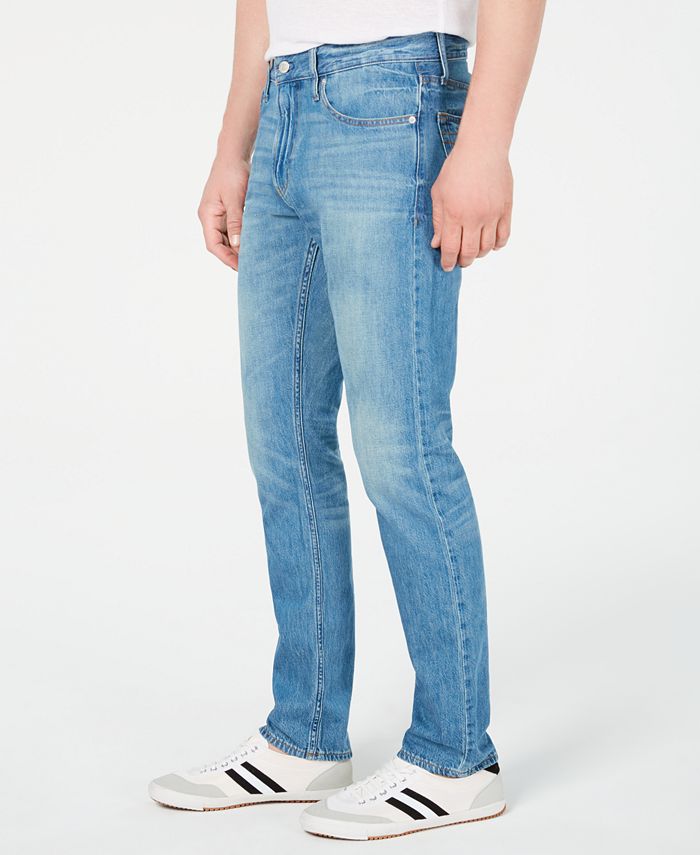 Calvin Klein Jeans Men's Slim-Fit Hard Blue Jeans - Macy's