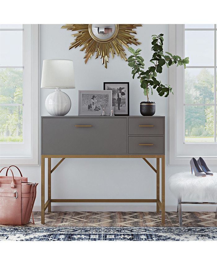 CosmoLiving by Cosmopolitan Lennon Storage Console Unit - Macy's