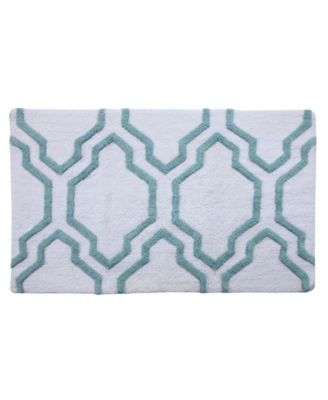 Quatrefoil Non-Skid Cotton 2-Pc. Bath Rug Set