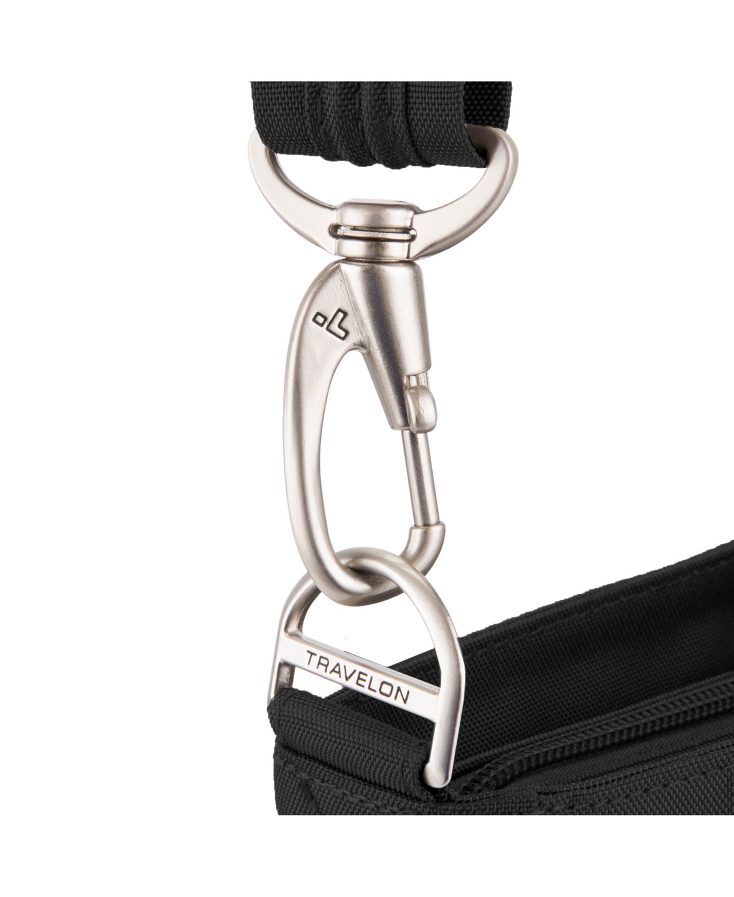 Женская сумка Travelon Anti-Theft Classic North or South Crossbody, цвет: Чёрный — фото 5