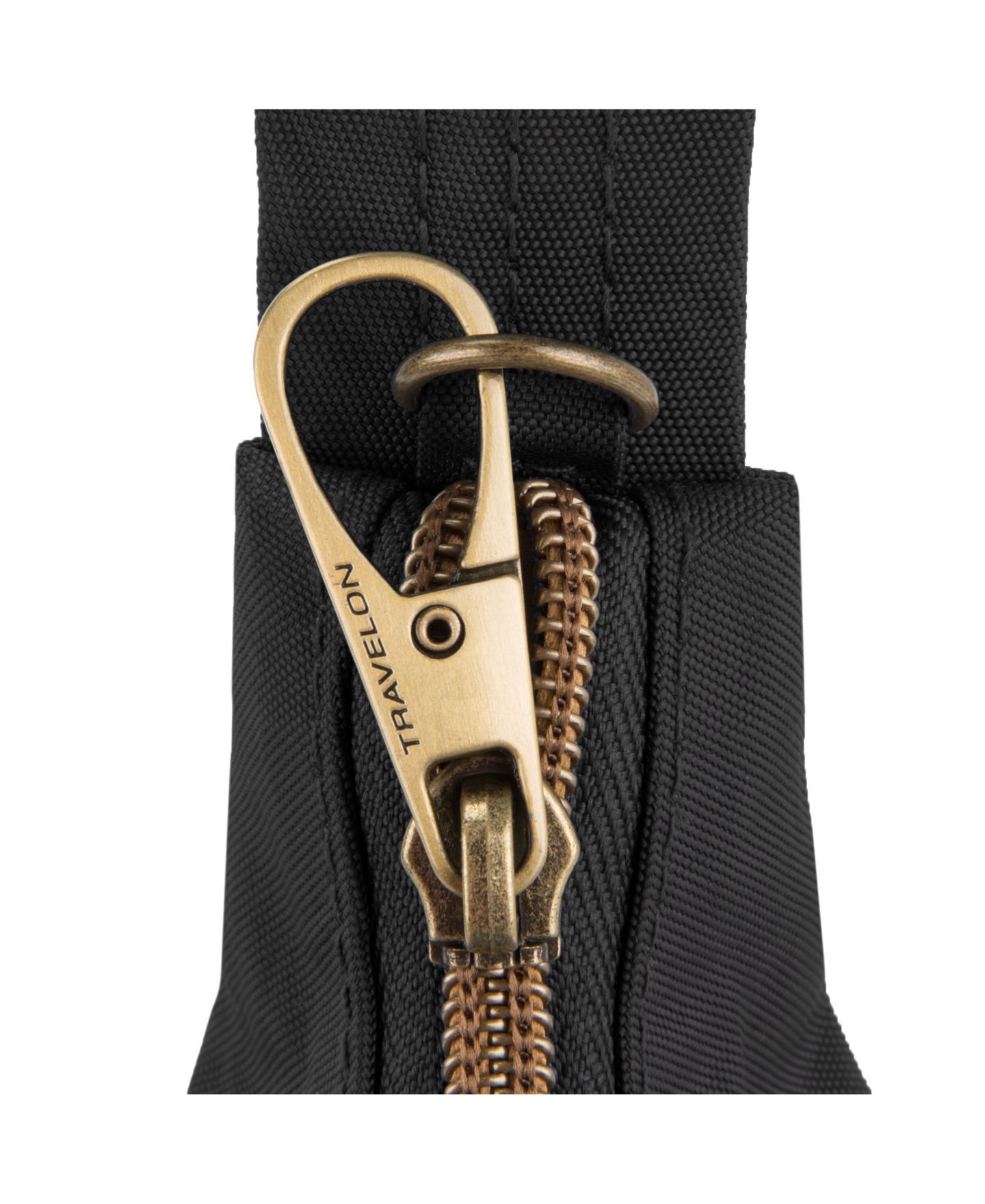 Женская сумка Travelon Anti-Theft Signature 3 Compartment Crossbody, цвет: Чёрный — фото 6