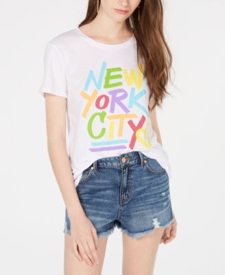 Love Tribe - Juniors' New York City Graphic T-Shirt