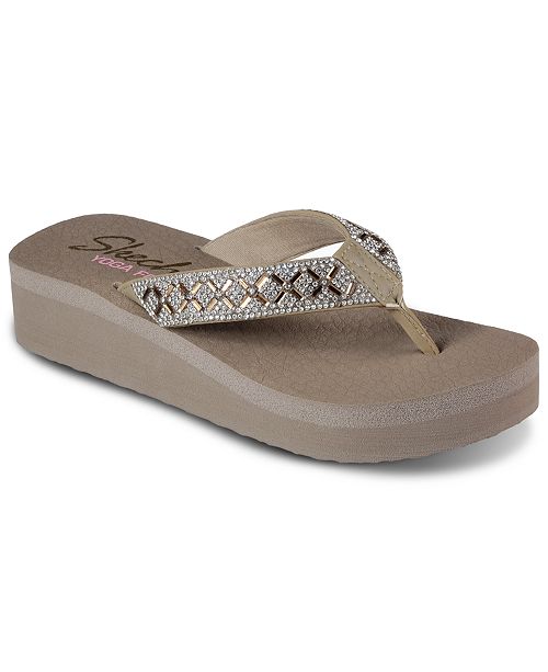 Skechers Women S Cali Vinyasa Flip Flop Thong Sandals From Finish Line Reviews Finish Line Athletic Sneakers Shoes Macy S