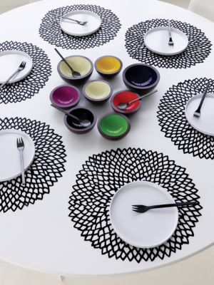 Pressed Dahlia Placemat