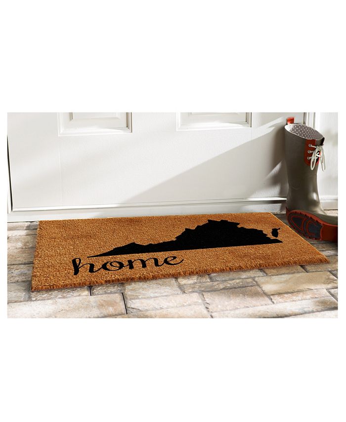 Home & More - Virginia 18" x 30" Coir/Vinyl Doormat