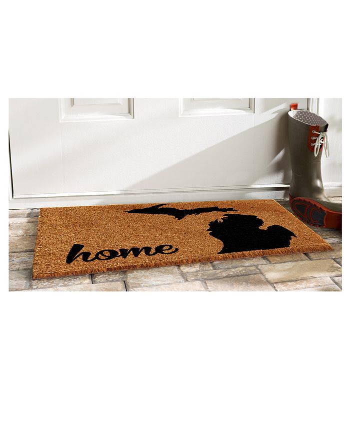 Home & More - Michigan 24" x 36" Coir/Vinyl Doormat