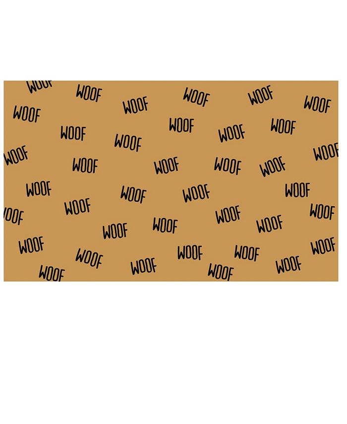 Home & More - Lots of Woof 17" x 29" Coir/Vinyl Doormat