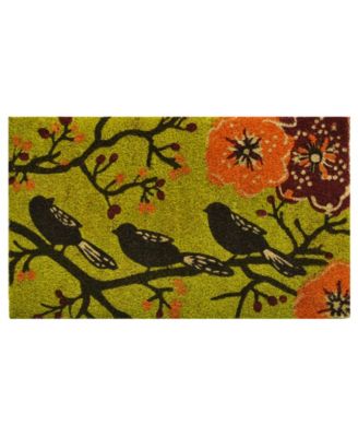 Home & More - Birds in a Tree 24" x 36" Coir/Vinyl Doormat