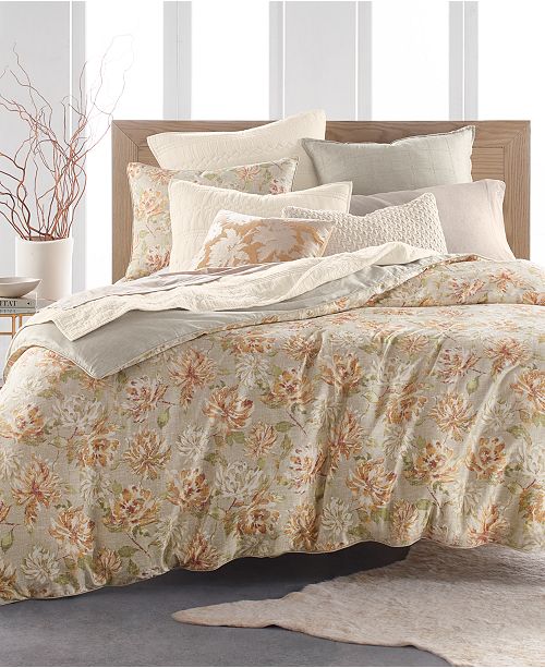 Lucky Brand Closeout Hayden Gold Cotton Full Queen Duvet Cover