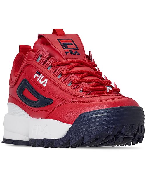 Fila Boys Disruptor Ii Premium Casual Athletic Sneakers From