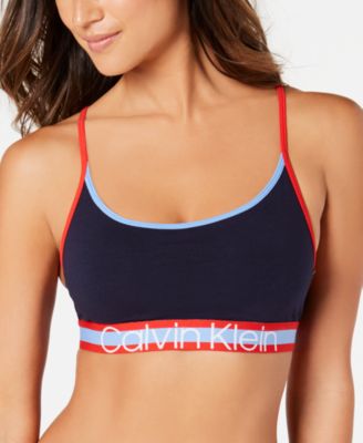 calvin klein lined bralette retro